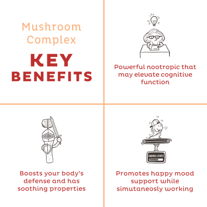 Organic Mushroom Complex Powder - 35 Servings