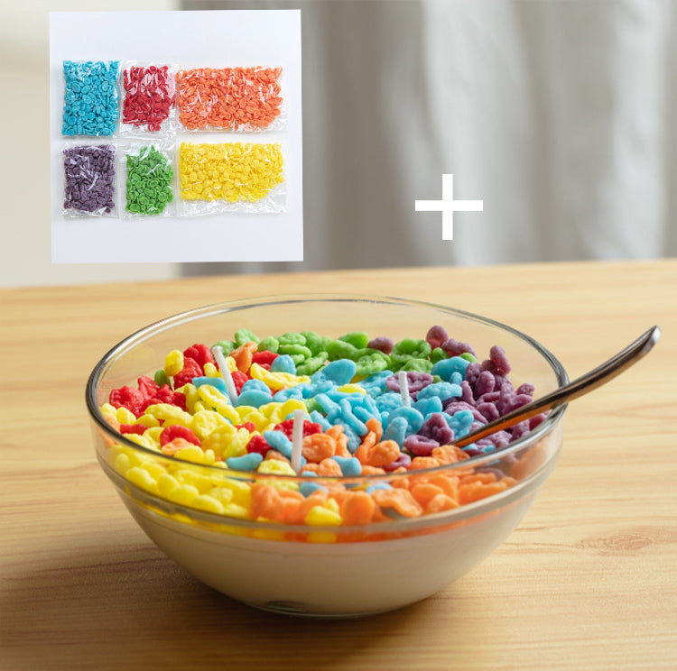 Fruity Pebbles Cereal Candle Bowl Ellen Shop