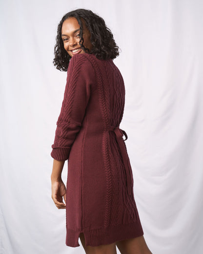 Recycled Tie Back Sweater Dress by United By Blue