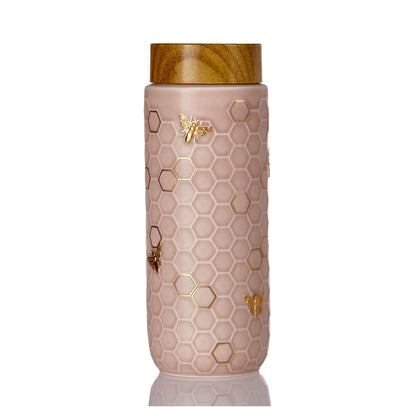 Honey Bee Travel Mug / Gold 16 oz by ACERA LIVEN