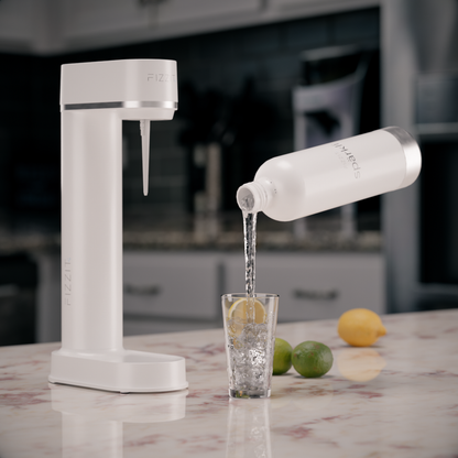 Fizzit Spärklï Carbonated Water Soda Maker with Stainless Steel Bottle Included