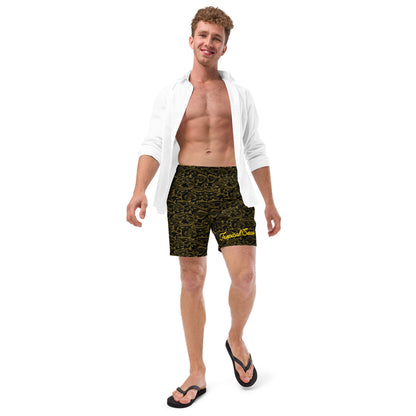 Men's Eco Sea of Gold Riches Swim Trunks