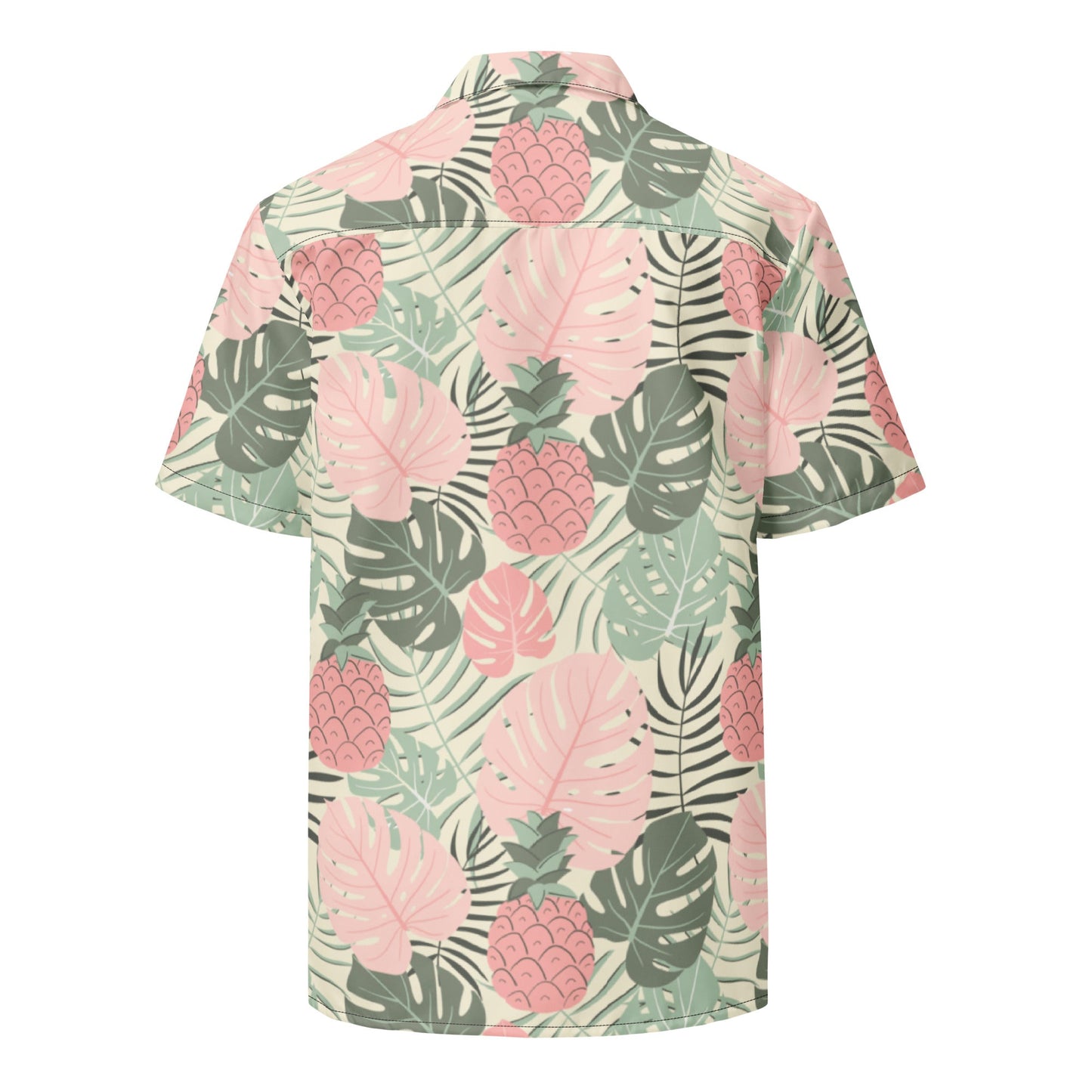 Pineapple Paradise Button Down Hawaiian Shirt - Coastal Summer 2024 Collection