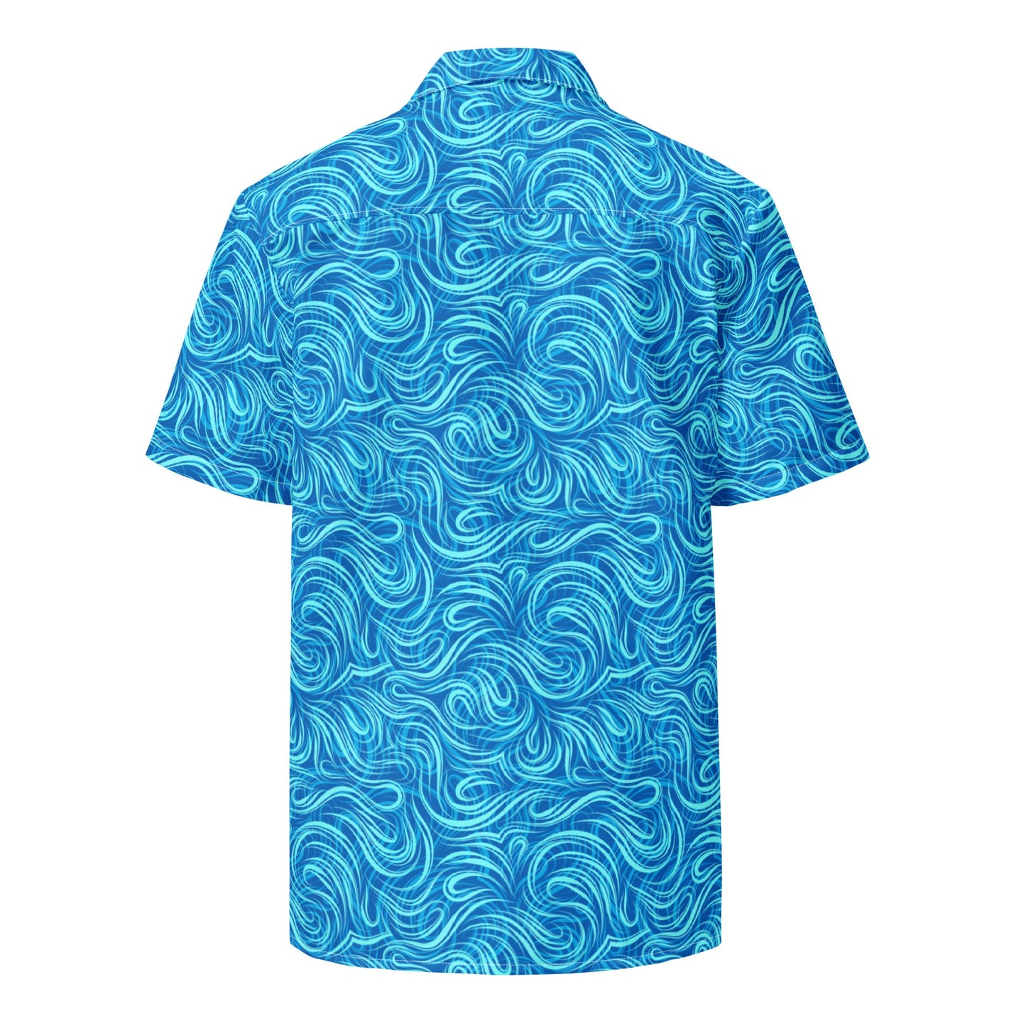 Tsunami Island Party Button Down Hawaiian Shirt - Coastal Summer 2024 Collection