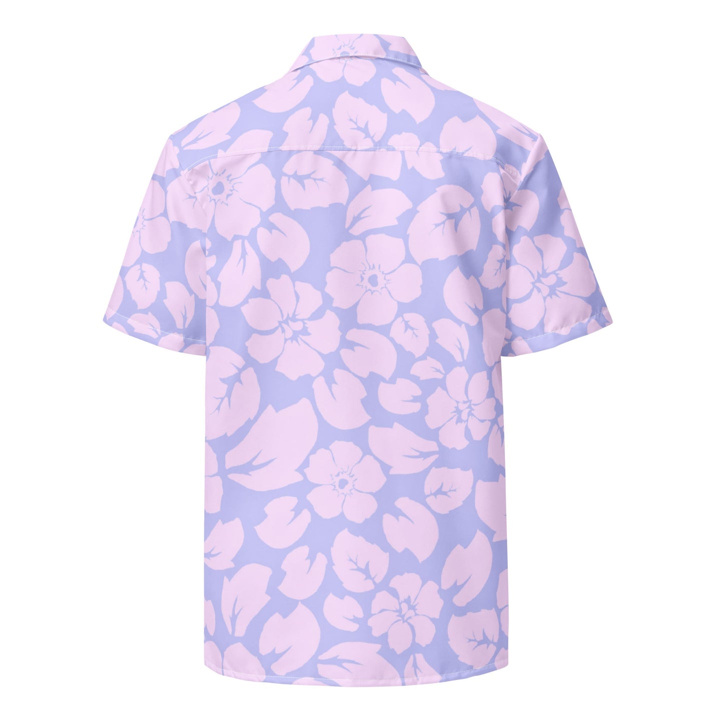 Tropical Purple Jungle Sunset button down hawaiian shirt