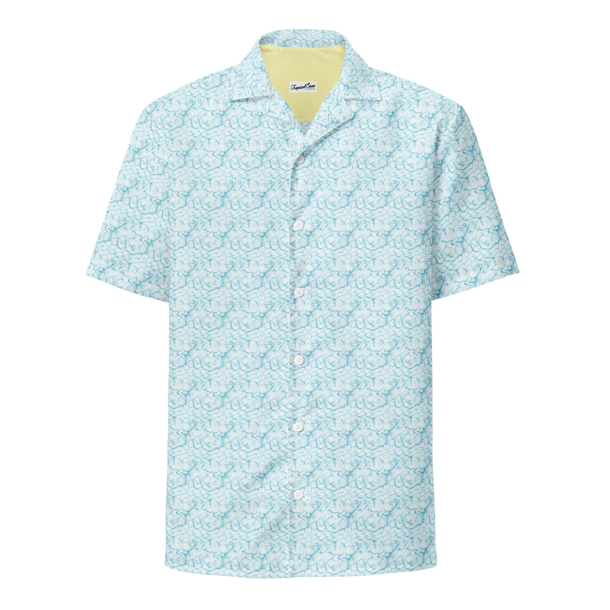 Sandbar Serenity Button Down Hawaiian Shirt - Coastal Summer 2024 Collection