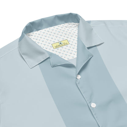 Mako Blue Button Shirt: Dive into Coastal Elegance!