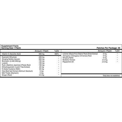 Allergy Plus Vitamin Patch