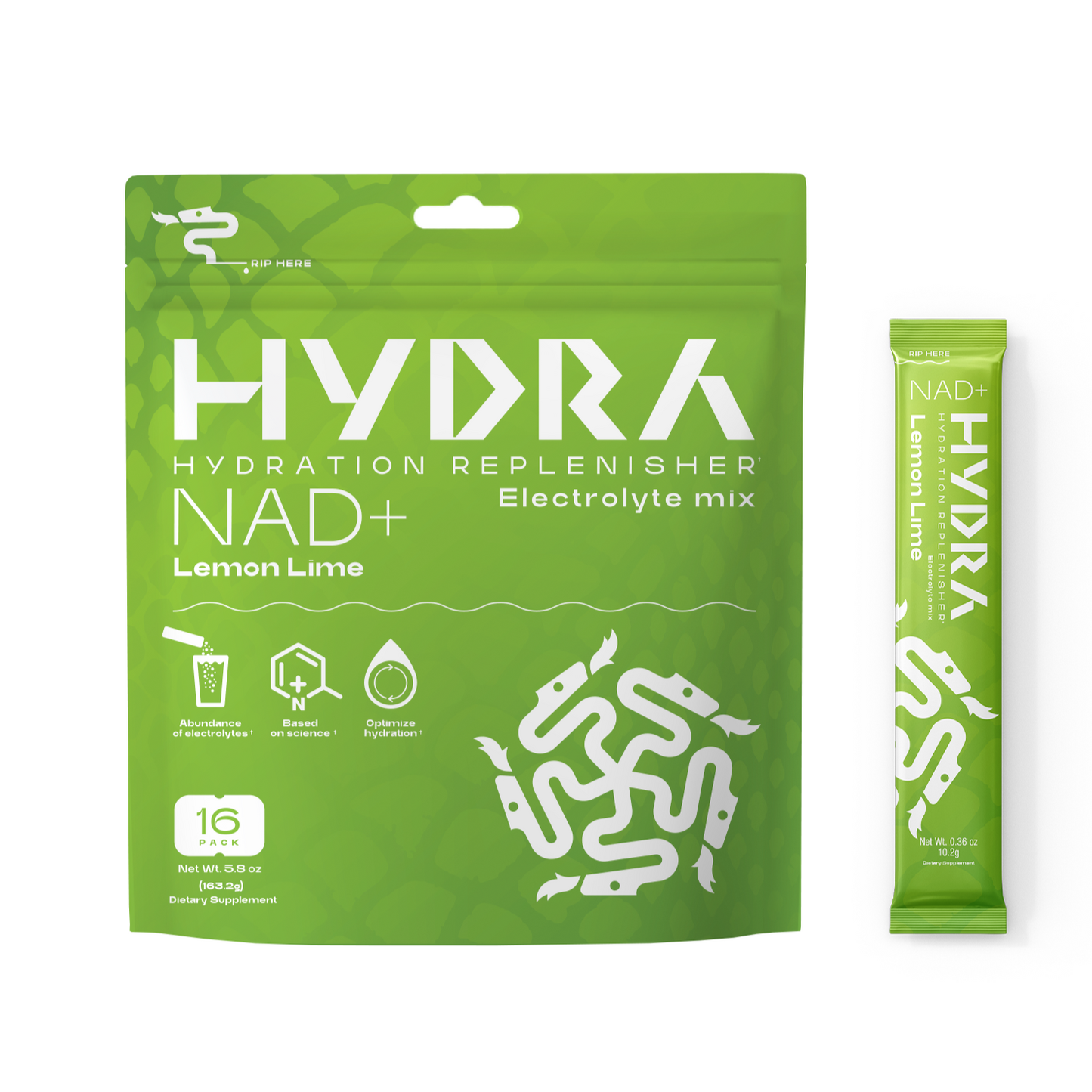 Hydra Electrolyte Powder with NAD+