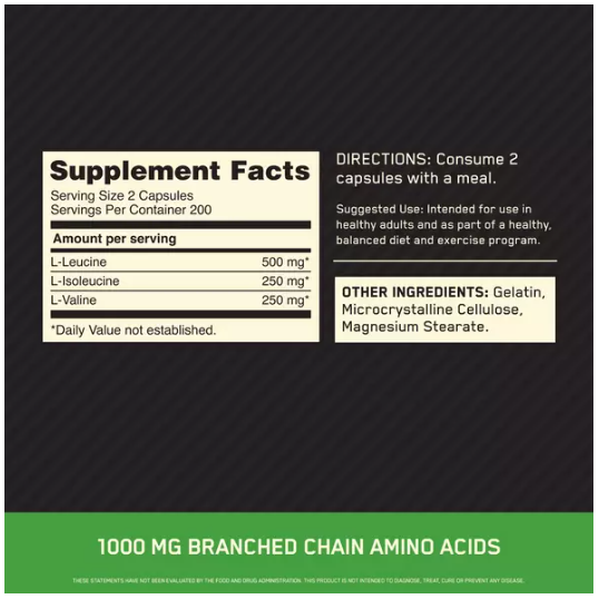 Optimum Nutrition BCAA 1000