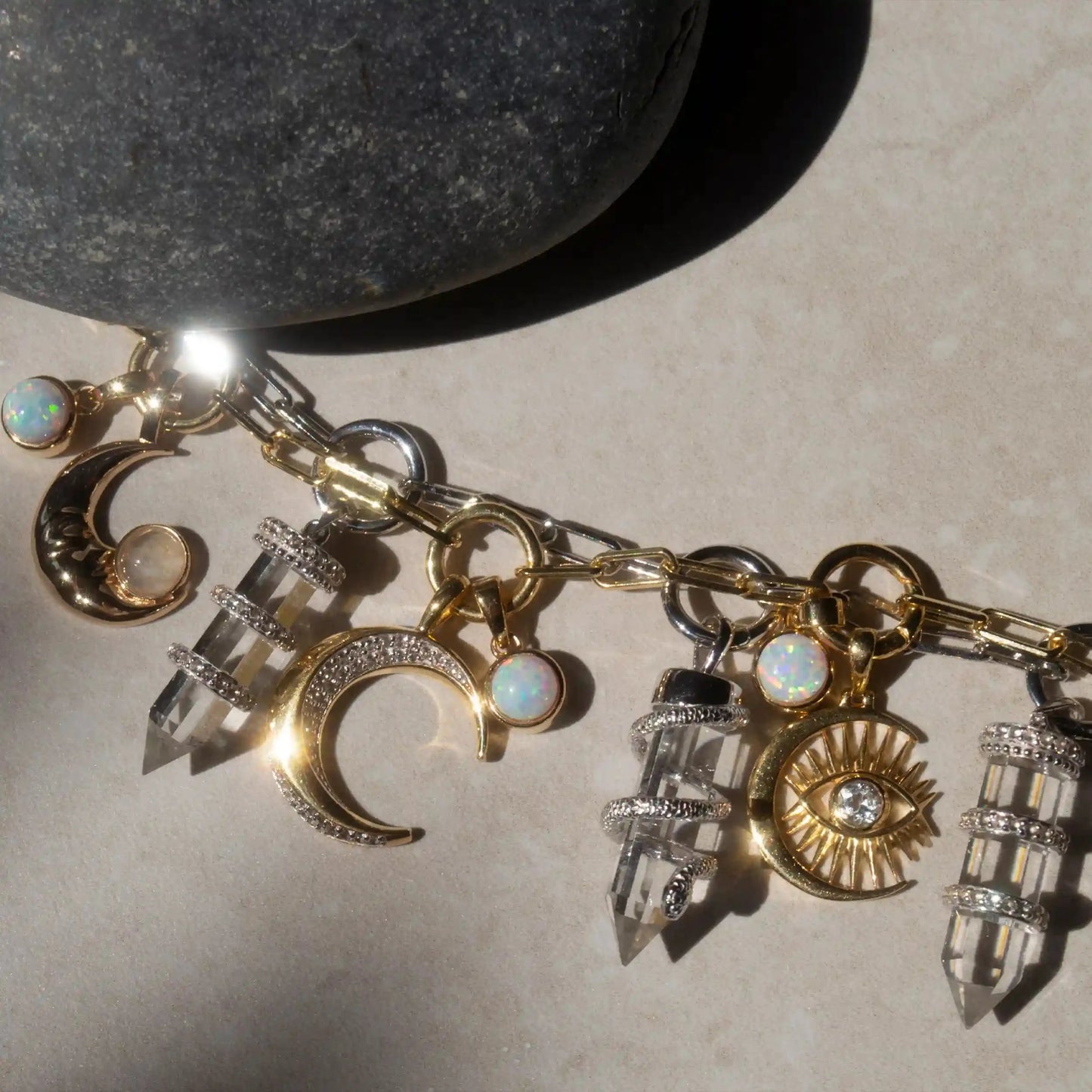 Guardian's Crystal Charm Bracelet