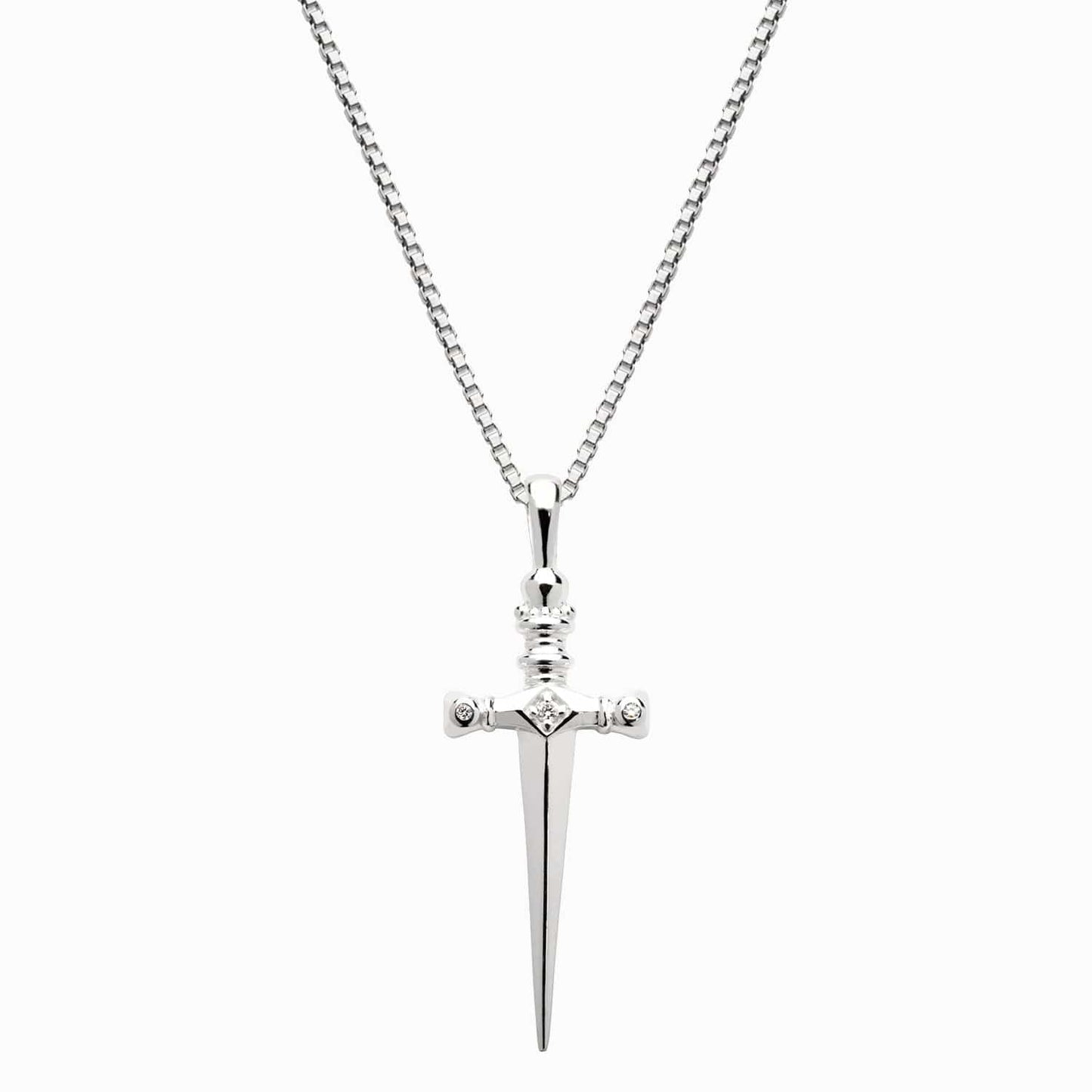 Diamond Sword Necklace