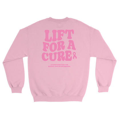 Lift for a cure sweatshirt