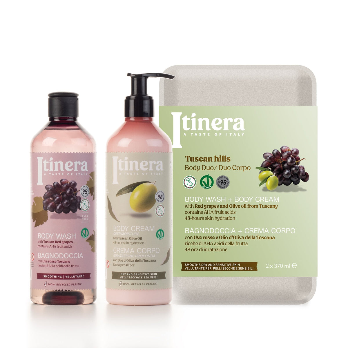 Itinera Tuscan Hills Gift Set (2 x 12.51 Fluid Ounce)