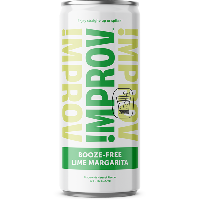 Booze-Free Lime Margarita 8 Pack by IMPROV Booze-Free Cocktails