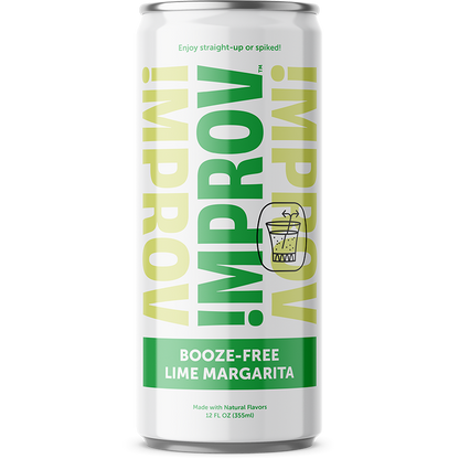 Booze-Free Lime Margarita 8 Pack by IMPROV Booze-Free Cocktails