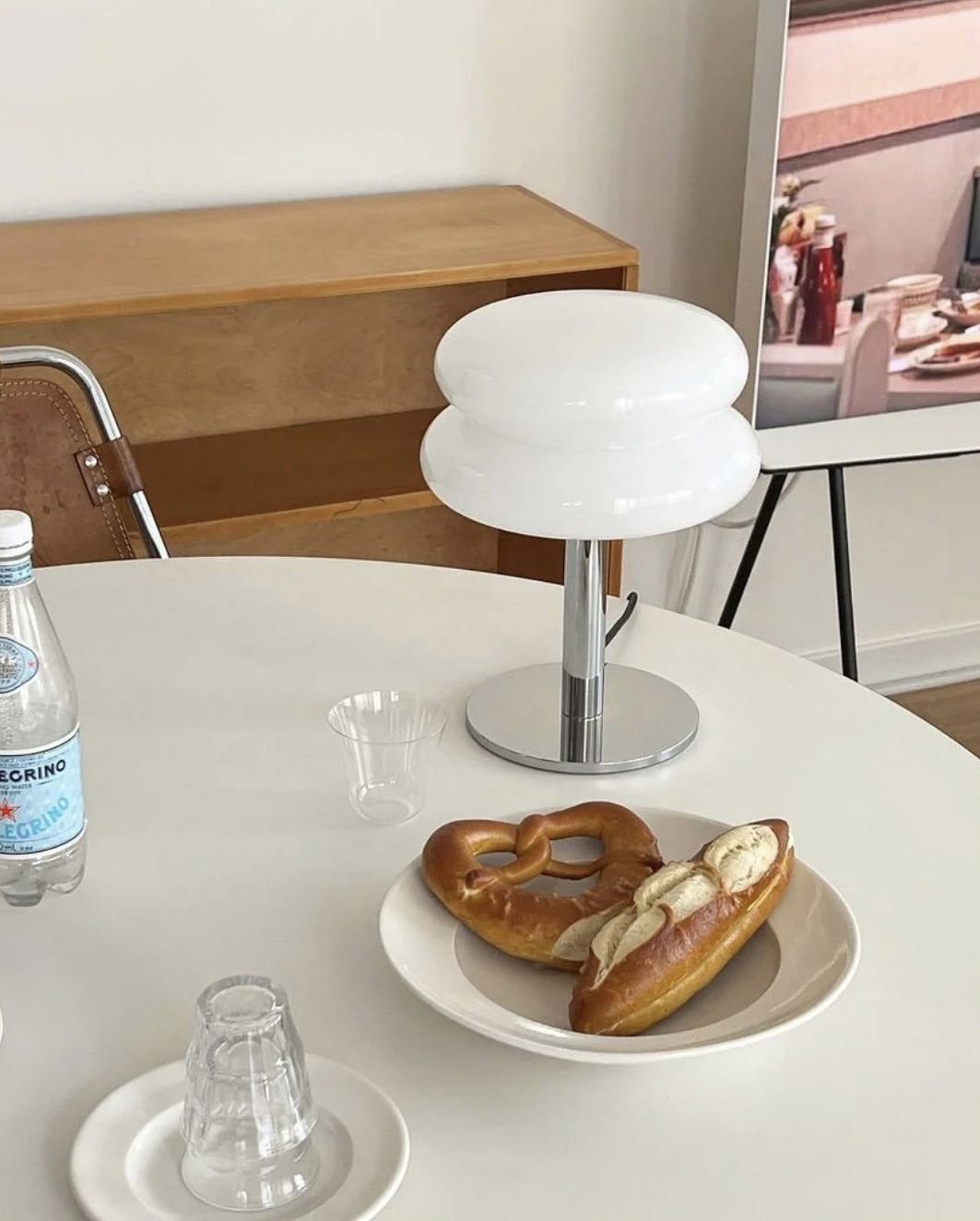 Cute Chubby Fluffy Bedside Lamp