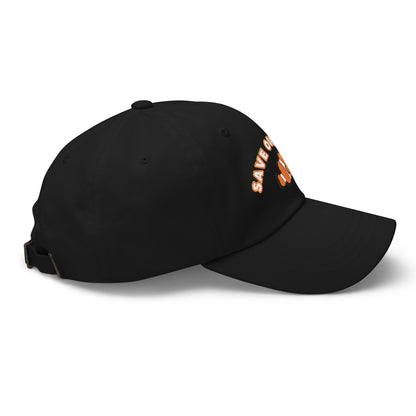 Save Our Seas Clownfish Dad hat: Pulls 4 pounds of ocean plastic!