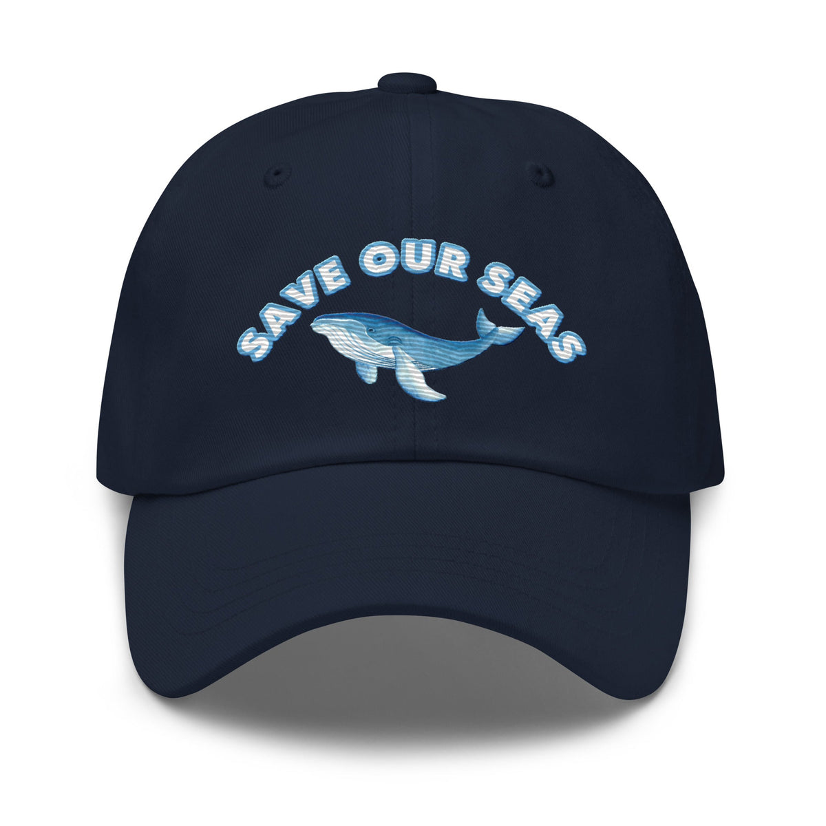 Save Our Seas Whale Dad hat: Pulls 4 pounds of ocean plastic!