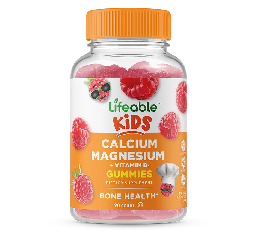 Calcium Magnesium and Vitamin D Gummies for Kids