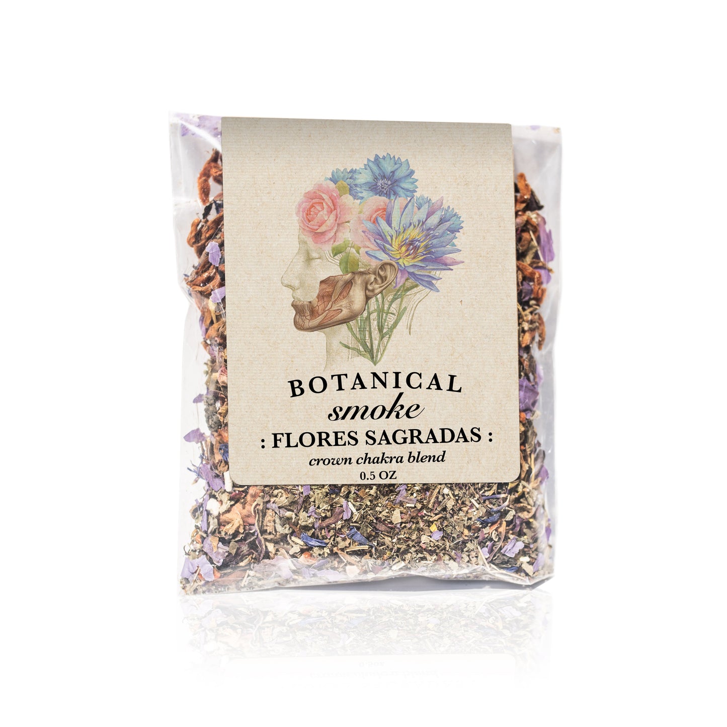 FLORES SAGRADAS Botanical Smoke | Crown Chakra Blend