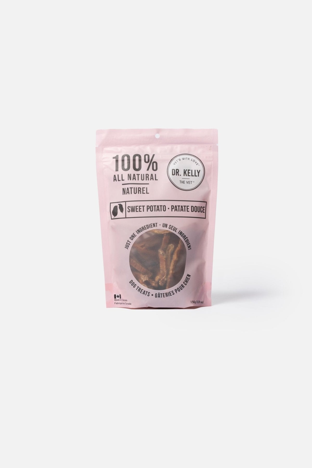 Dr. Kelly The Vet 100% Natural Dog Treats - Sweet Potato