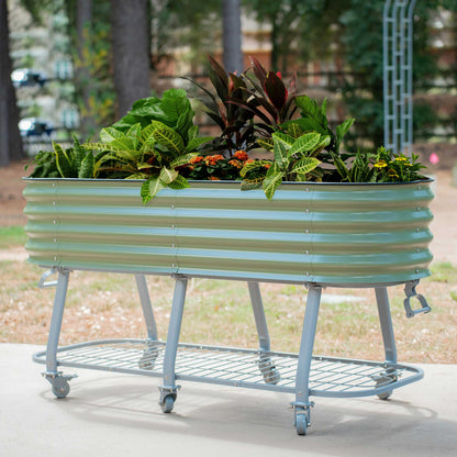 Elevated Rolling Self-Watering Garden Bed