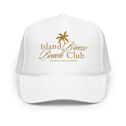 Foam Island Breeze Beach Club trucker hat