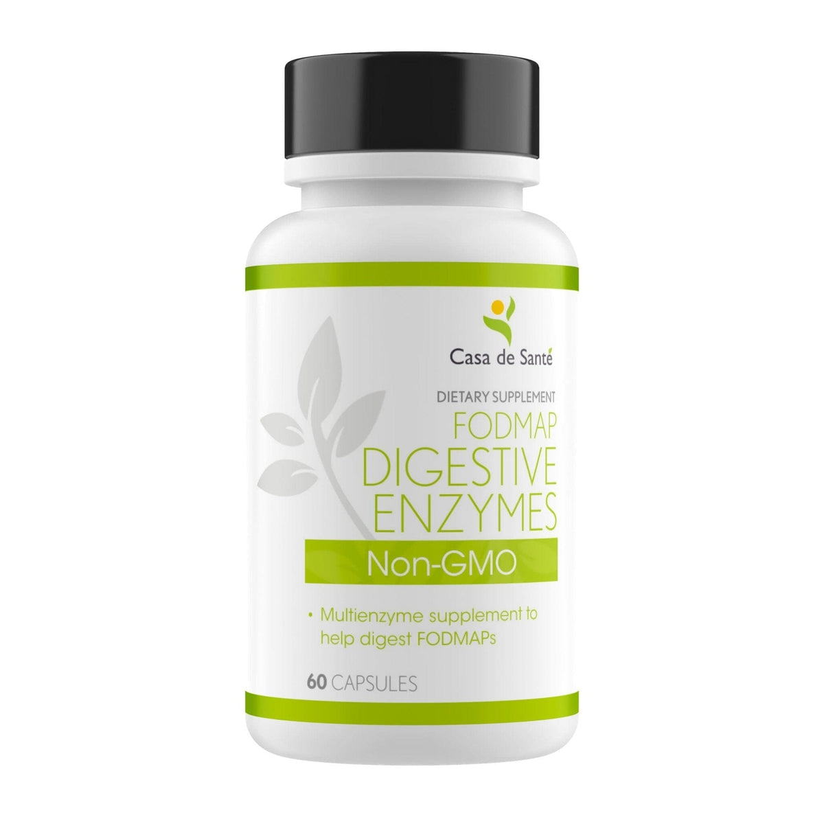 Gut Friendly Fodmap Digestive Enzymes Non GMO Low FODMAP Certified, Paleo, Keto