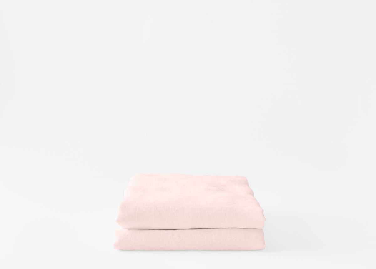 Hemp Swaddle Set in Rosewater