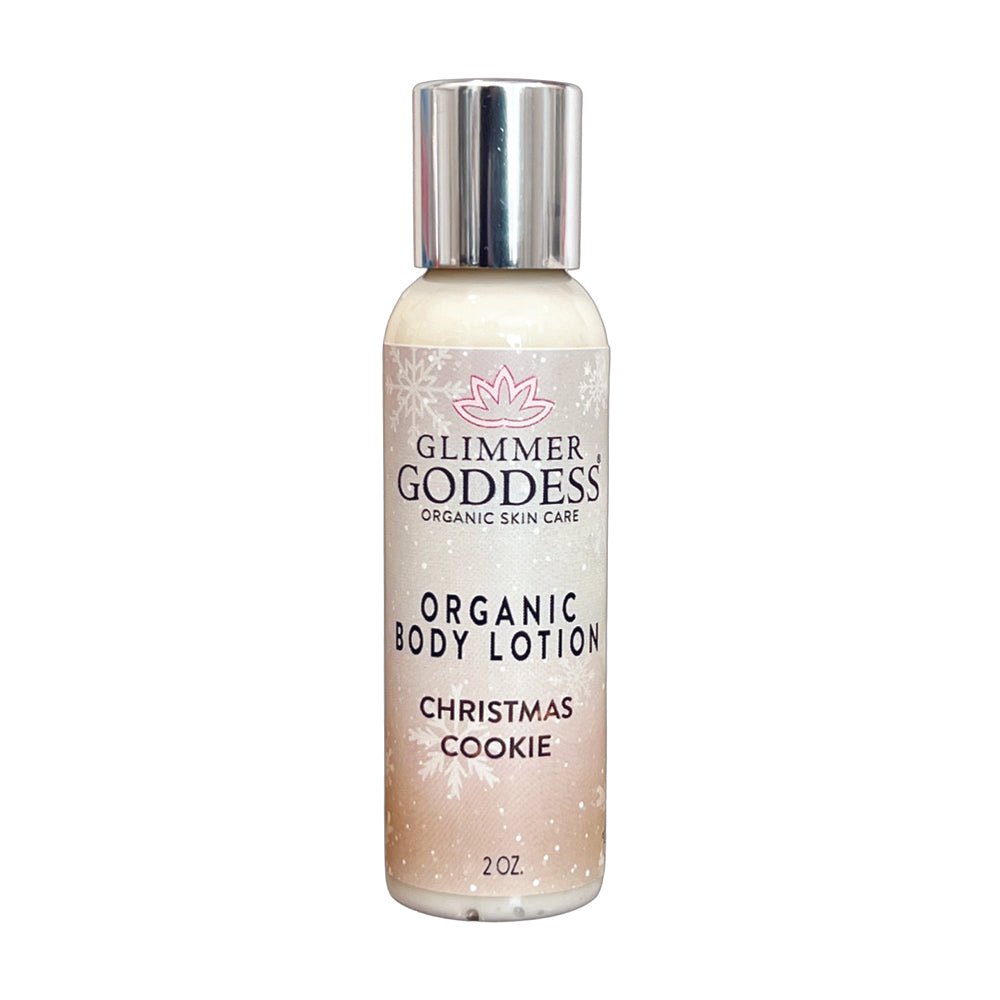 Glimmer Goddess Organic Seasonal Body Lotion Travel Size Gift Set