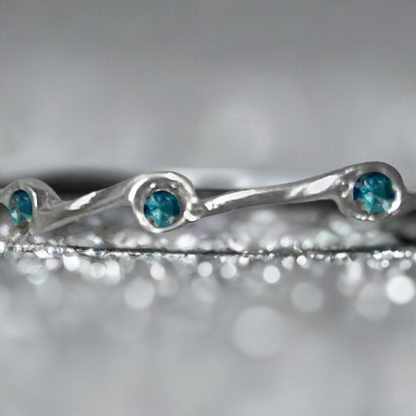 Zircon Birthstone Stacker Ring by The Urban Charm