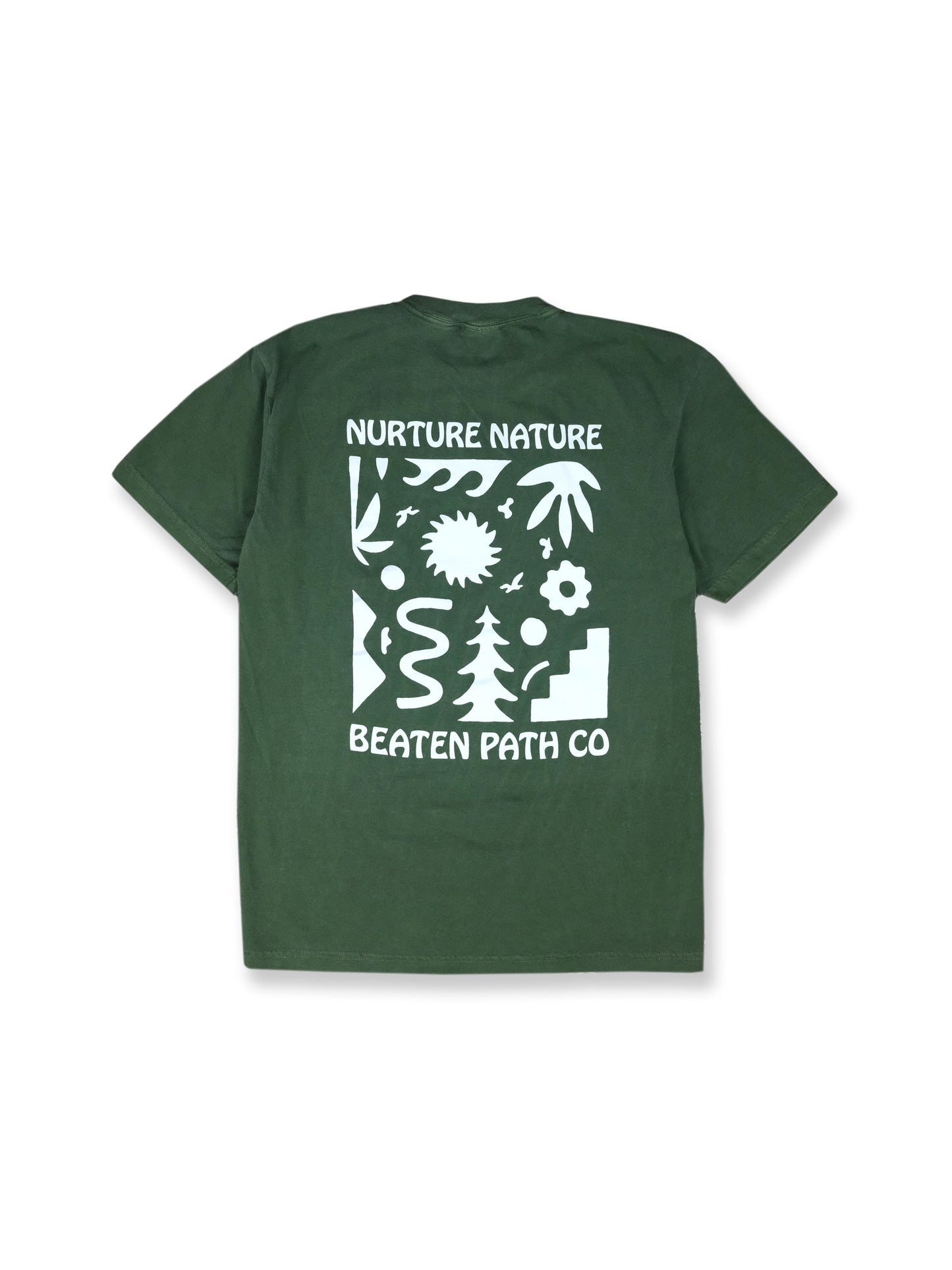 GREEN DOODLES TEE