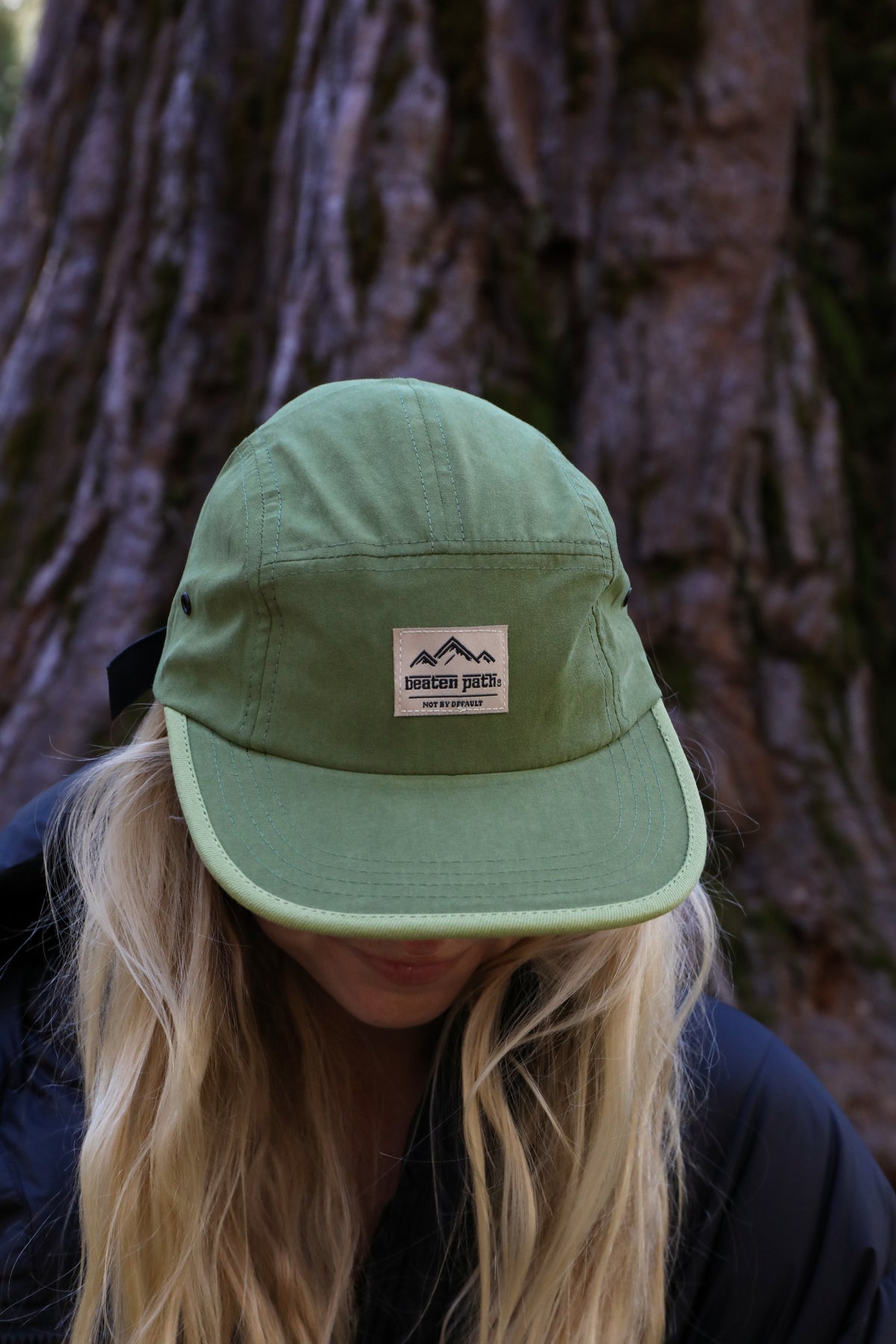 GREEN 5-PANEL HAT