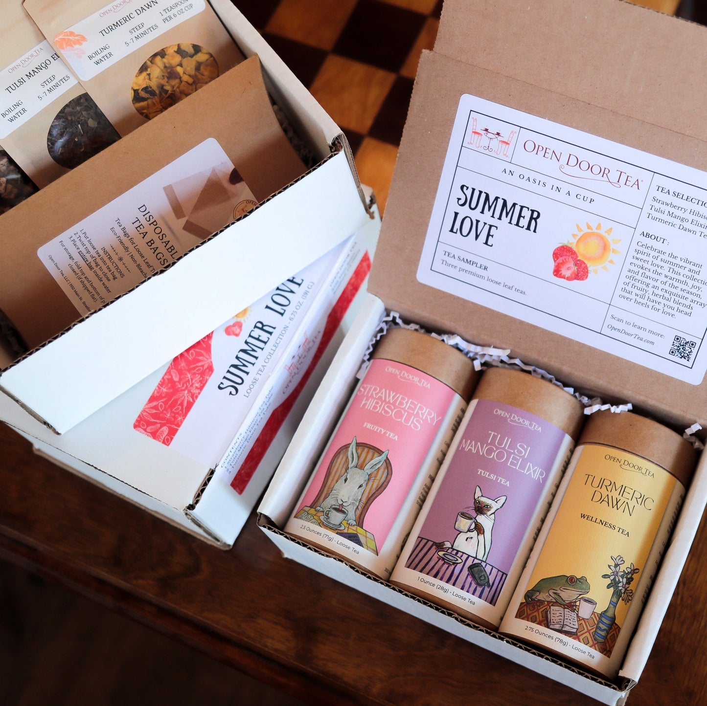 Summer Love Tea Sampler by Open Door Tea