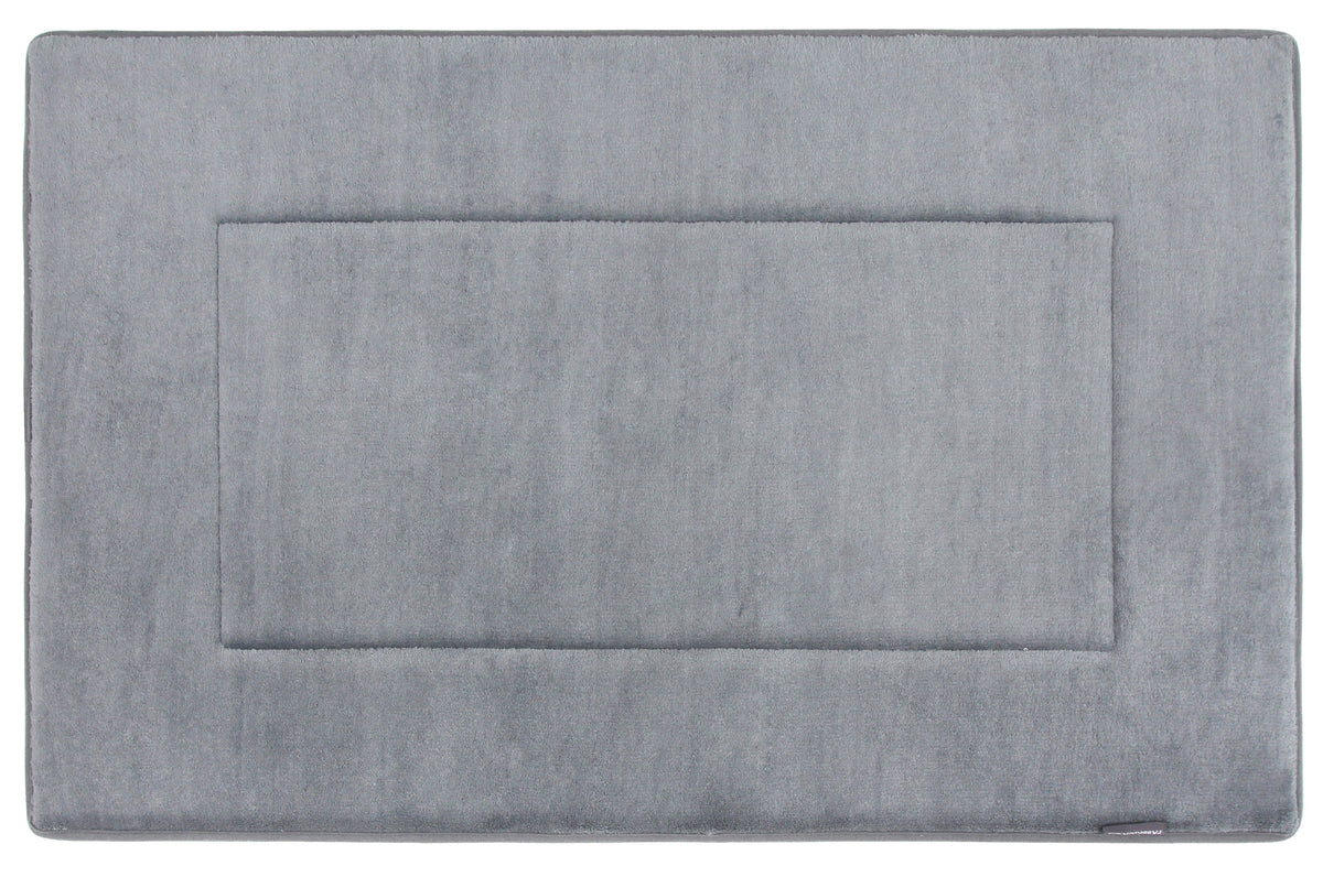 Memory Foam Bath Mat in Slate Grey, Large 21 x 34 in by The Everplush Company