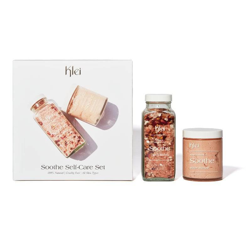 Soothe Rose Soak & Scrub Self-Care Gift Set