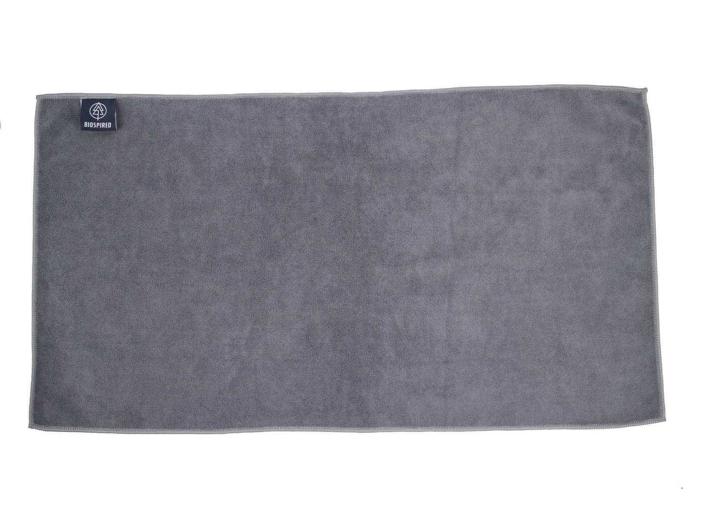 Biospired Asana Yoga Towel, Grey by The Everplush Company