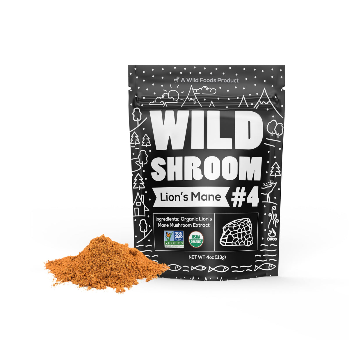 Wild Lion's Mane Mushroom Extract by Wild Foods