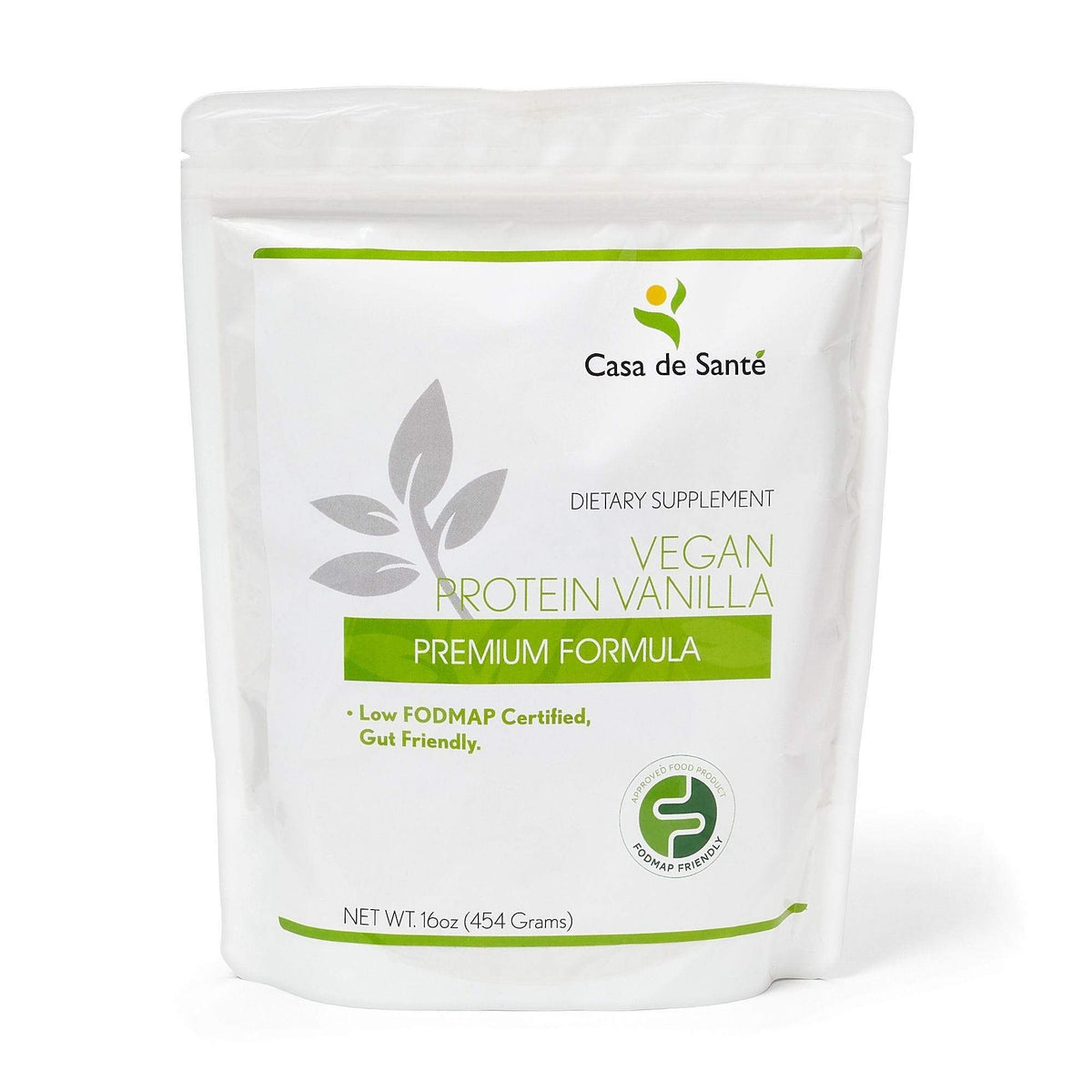 Gut Friendly Vegan Protein Vanilla Low FODMAP Certified, Paleo, Keto