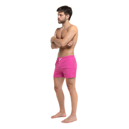 Magenta Blue Pocket - 3.5" Swim Trunks by Bermies