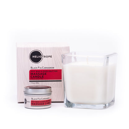 Soy Wax & Shea Butter Massage Candles - now in 3 sizes! by Heliotrope San Francisco