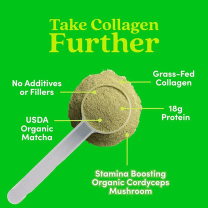 Matcha Collagen Peptides Powder