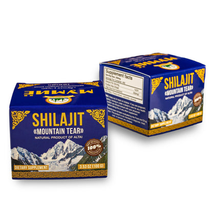 Siberian "Mountain Tear" Pure Premium Shilajit Mumijo Resin – 100g