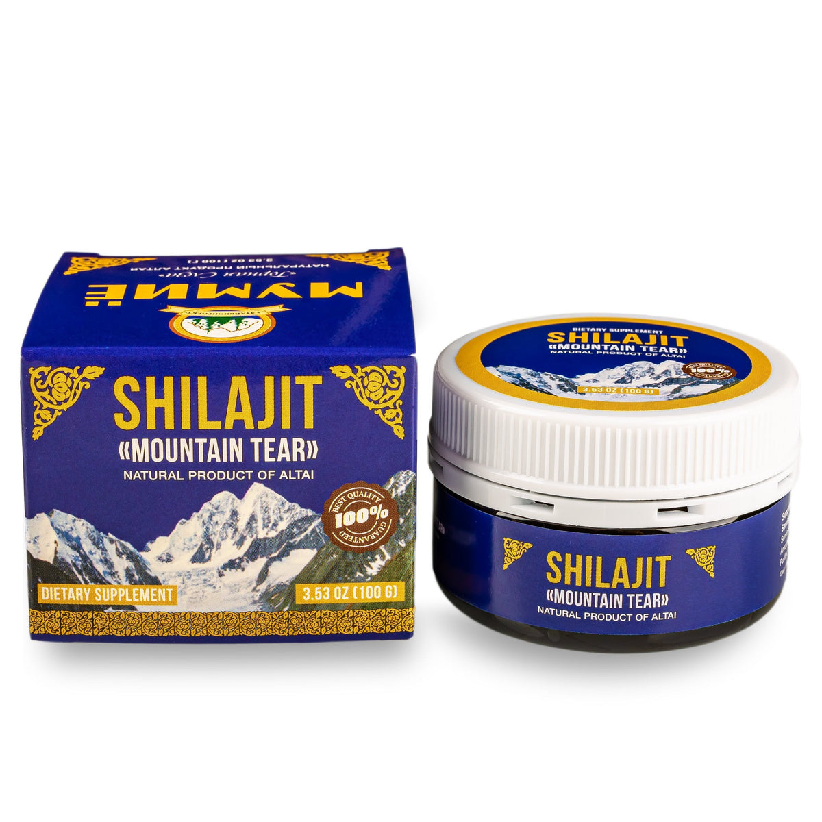 Siberian "Mountain Tear" Pure Premium Shilajit Mumijo Resin – 100g