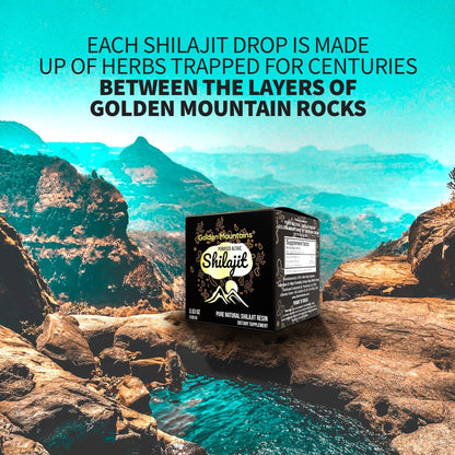 Golden Mountains Shilajit Resin 100g: Pure Altai Mountains Shilajit by Siberian Green