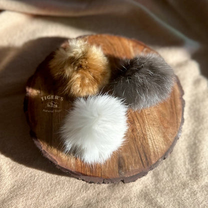 Rabbit Fur Cat Toy, Pom Pom Cat Toy, Fur Balls