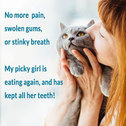 Cat Dental Care and Bad Breath Remedy - Natural Solution for Better Feline Oral Health by BestLife4Pets