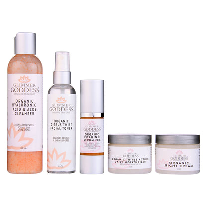 Organic Anti-Wrinkle Solution 5 PC Kit