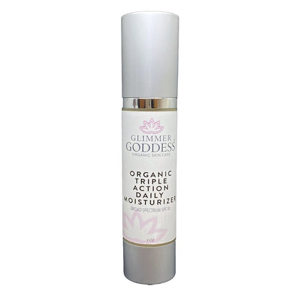 Triple Action Daily Organic Face Moisturizer